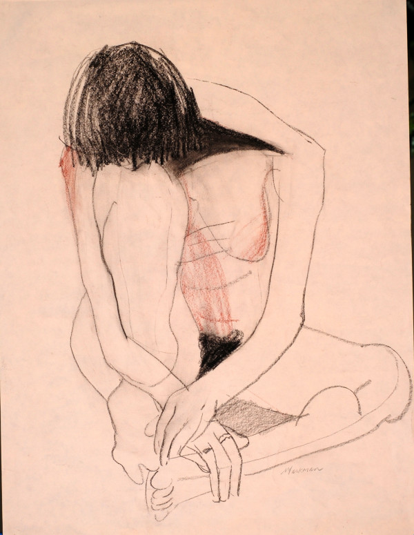 Female Nude Figure Drawing, No. 73 by Lori Markman