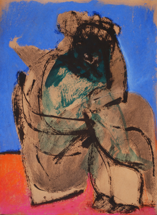Female Nude Figure Drawing, No. 76 by Lori Markman