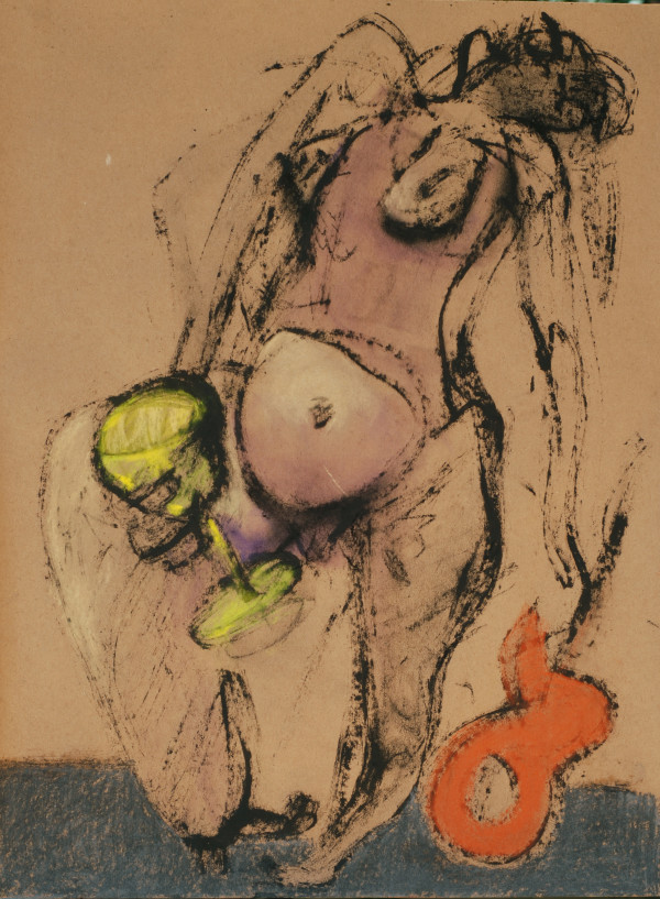 Female Nude Figure Drawing, No. 78 (Barbi)