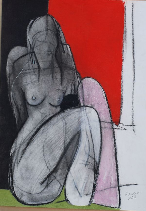 Female Nude Figure Drawing, No. 87 by Lori Markman