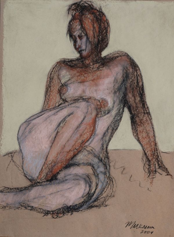 Female Nude Figure Drawing, No. 97 by Lori Markman