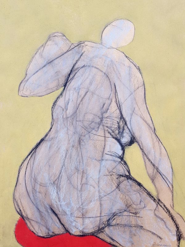 Female Nude Figure Drawing, No. 169 by Lori Markman