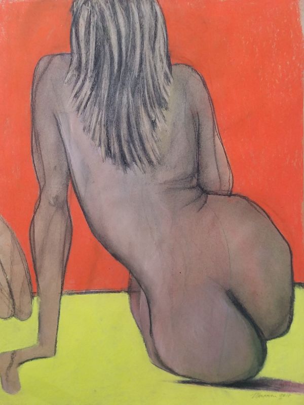 Female Nude Figure Drawing, No. 179 by Lori Markman