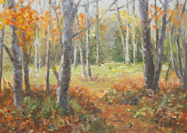 Autumn Trees at The Lake by Dale Cook