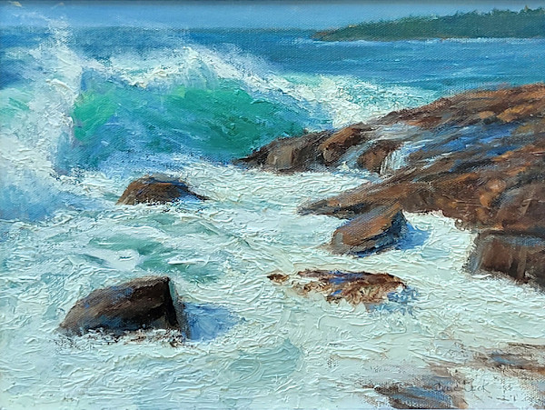 Rocky Seascape by Dale Cook