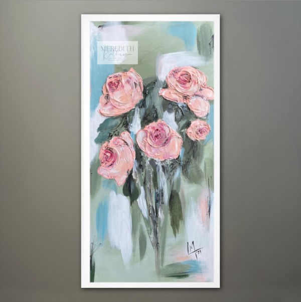 Pretty and Pink framed PRINT by Meredith Kathryn 