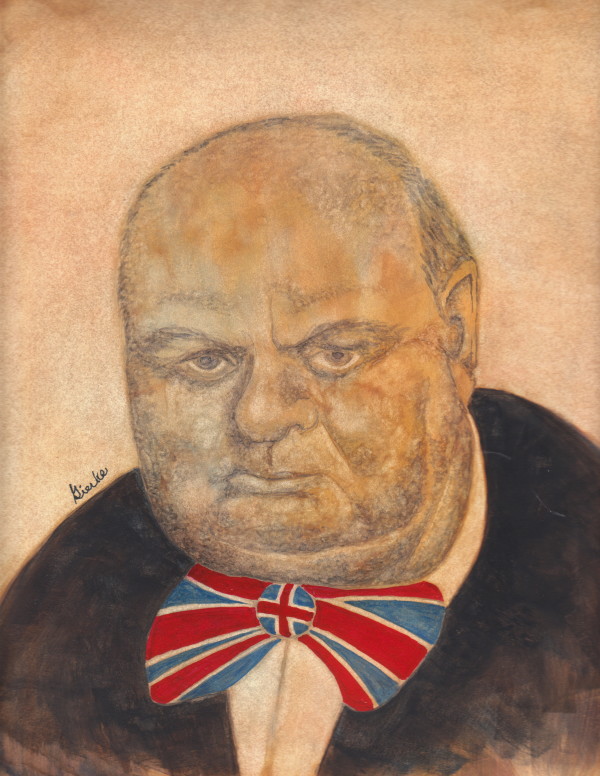 Churchill Archival Print by Vera Gierke