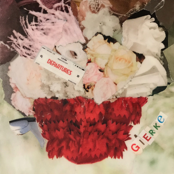 Red Velvet with Pink Flowers by Vera Gierke