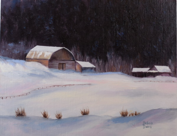 Snowy Evening by Debra Davis