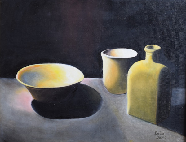 White Bowl by Debra Davis