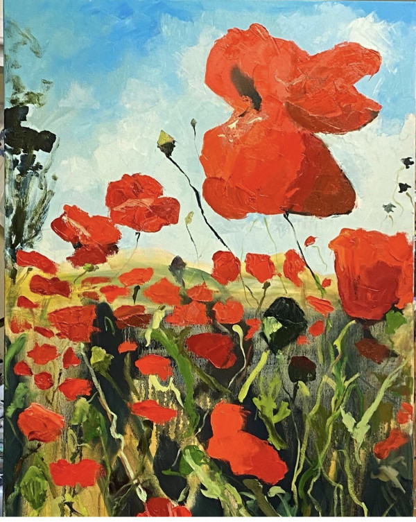 Poppies by Rhonda Bell Studio