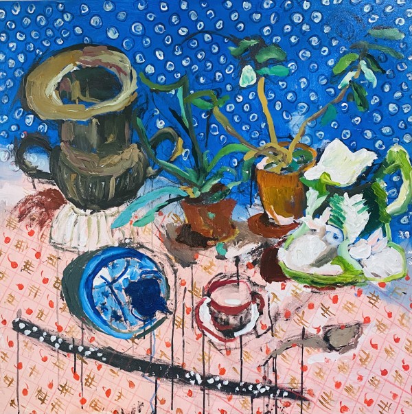 Bunny Pitcher & Spoon by Rhonda Bell Studio