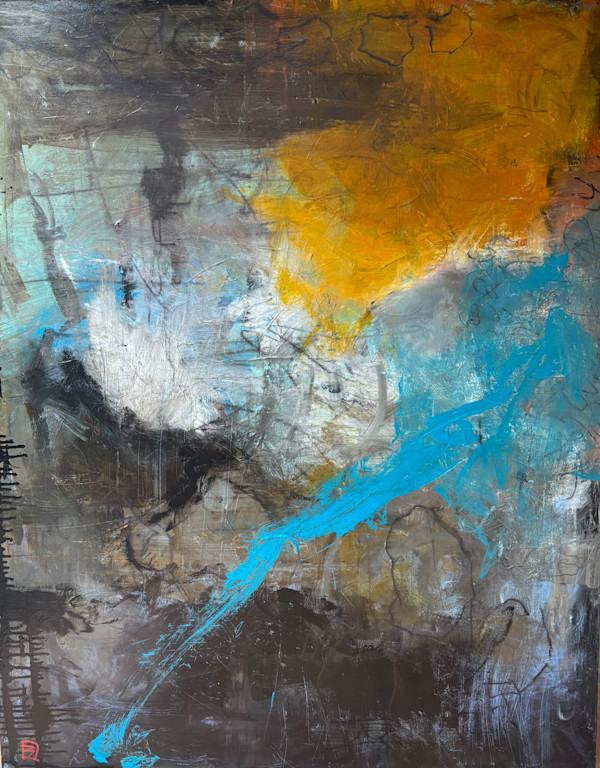 darkest turquoise by Rhonda Bell Studio