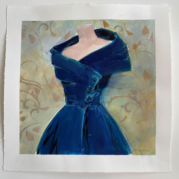 Vintage Blue Dior by Patricia Canney