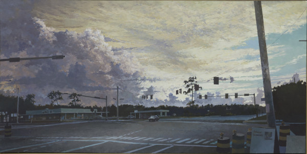 Intersection w/Clouds by Bruce Marsh