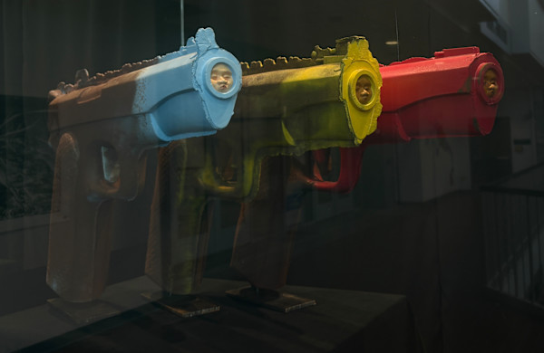 Makes you want to run out and buy a gun by Dominic Sansone