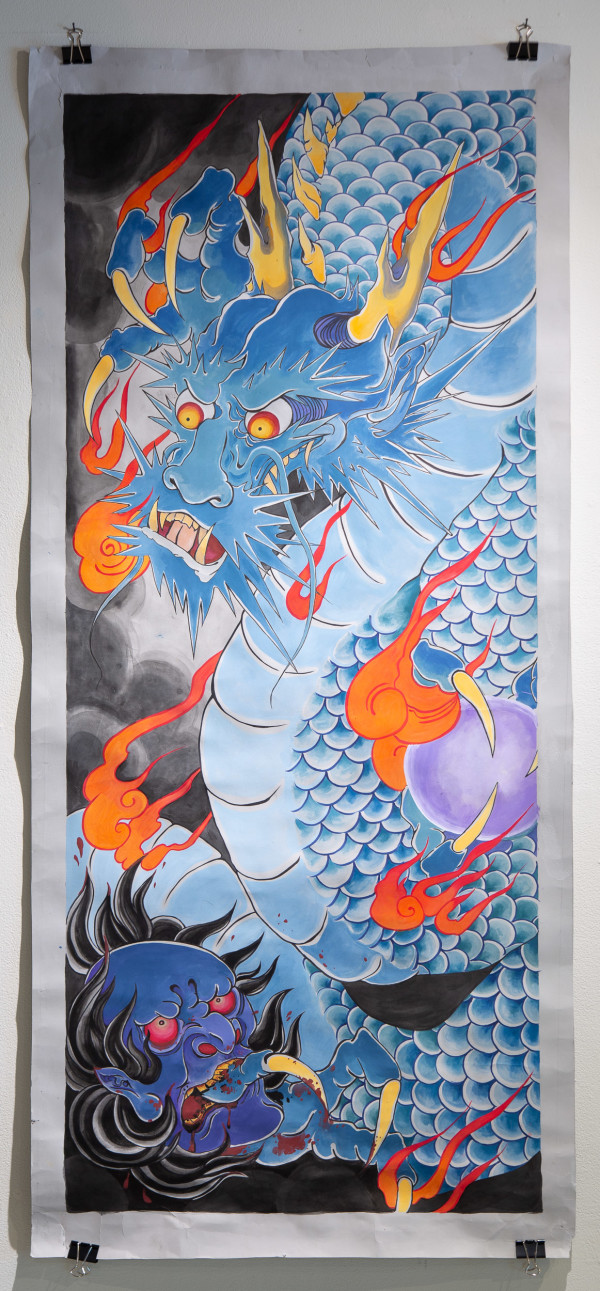 Blue Dragon by Rachel Borges