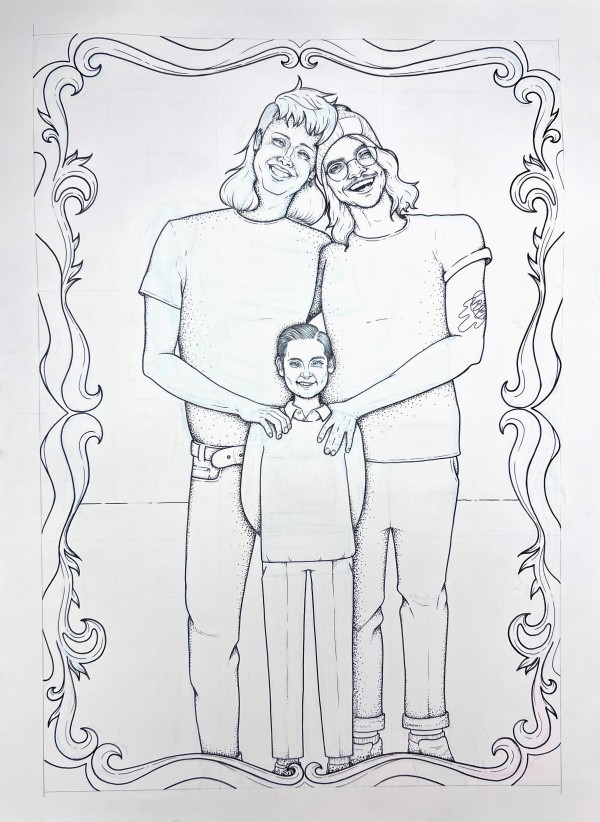 Family Portrait (with Tobey Maguire) by Tyler Johnson