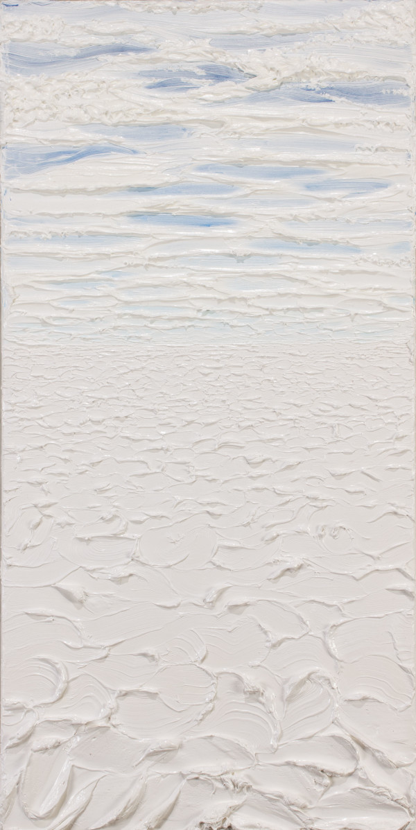 Cloud Snow and Salt Desert by Shane Han
