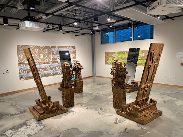 Teuquiyaoatl (sacred portal) Installation:The Portal of Coatepec: Instalación Teuquiyaoatl (portal sagrado):El portal de Coatepec by Luis Valderas