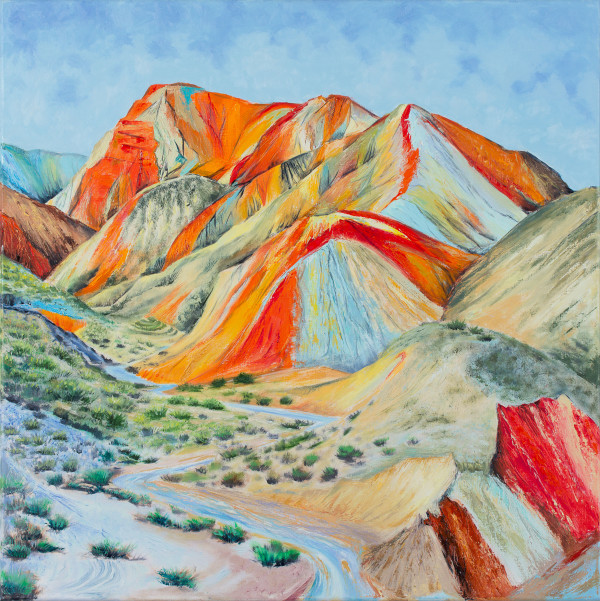 Rainbow Mountains by Valerie Meyers