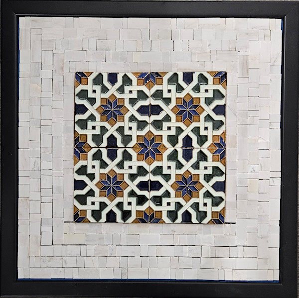 Four Spanish Tiles by Pam Farris, Image 1.