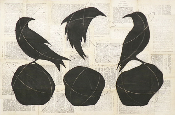 Birds and Their Rocks by Louise Laplante