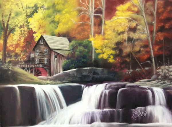 Autumn Waterfall Splendor by Patsy Ruth Kroeckel
