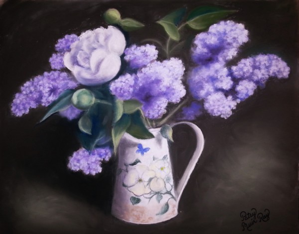 Lavender and White by Patsy Ruth Kroeckel