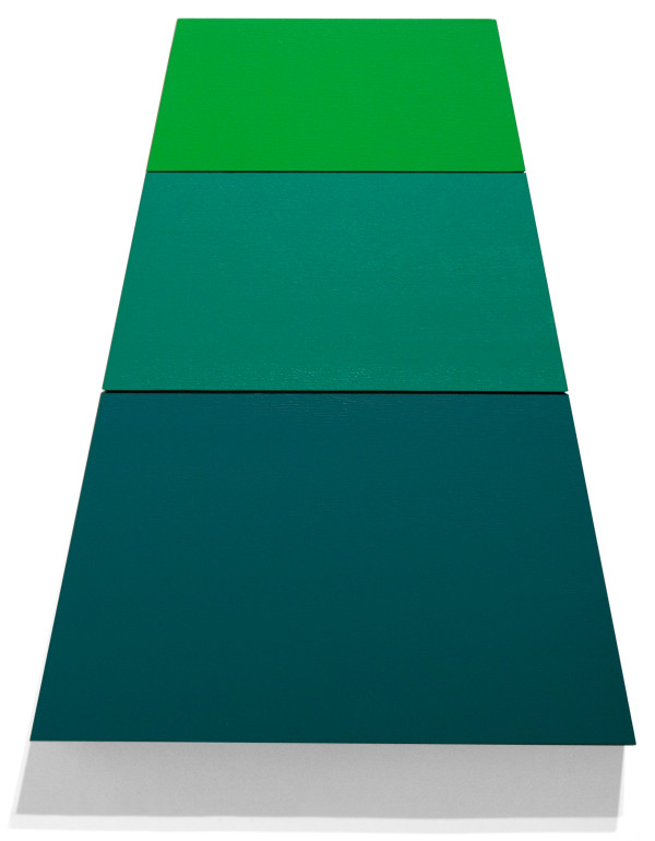 Three Green Taper by Ronald Davis