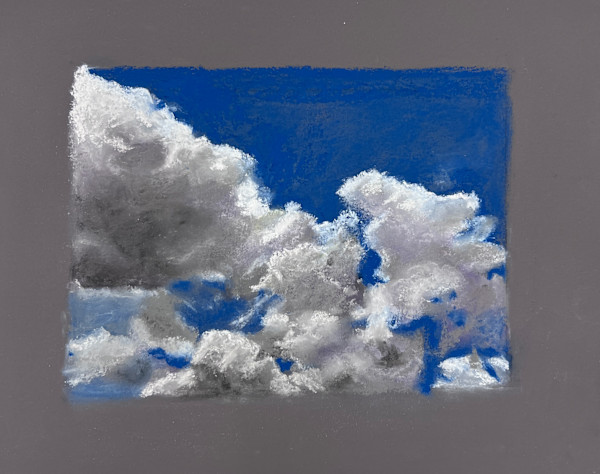 Clouds print of original artwork by Sheila Gambino