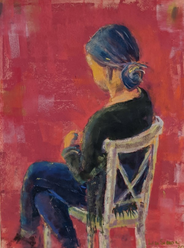 Girl on Chair by Lise K Obelenus