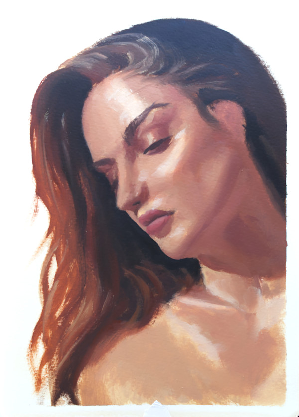 Taking it in (Sketch) by Santiago Perez