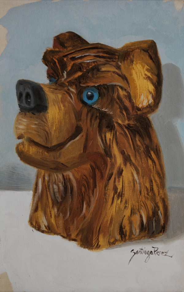 Wooden Teddy by Santiago Perez