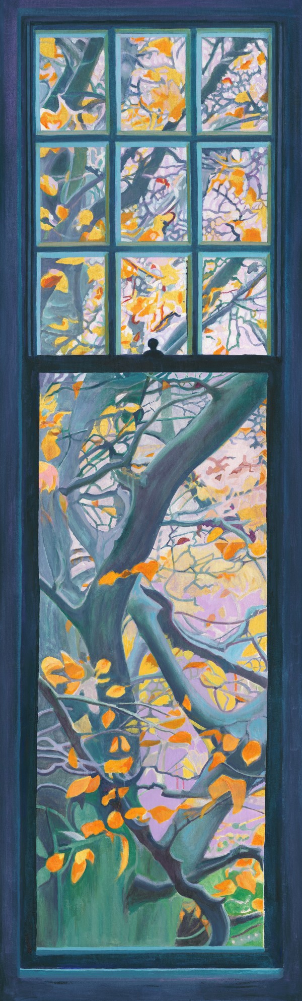 Victorian window with Beech