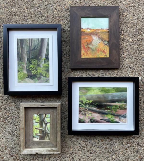 Framed Small Landcapes by Angee Montgomery