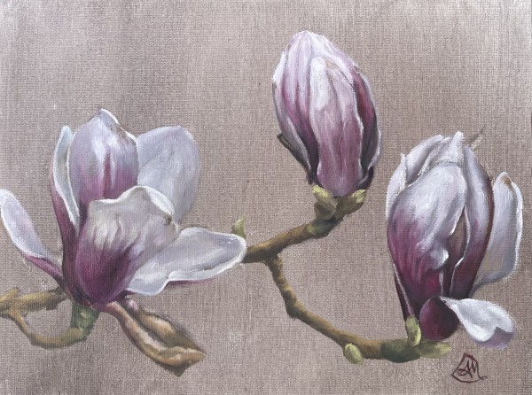 Spring Magnolias by Angee Montgomery