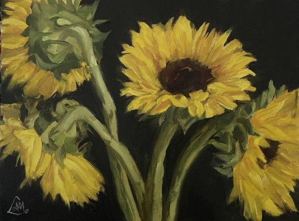 Sunflower Bouquet by Angee Montgomery