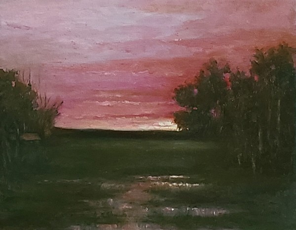 Crimson Sunset by Anna Varghese