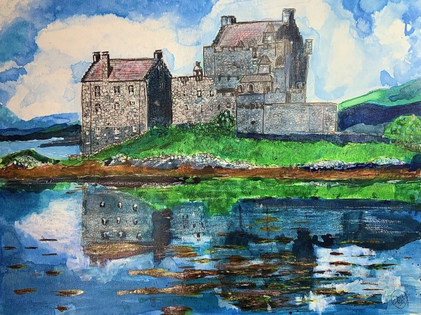 Eilean Dolan Castle by Eileen Backman