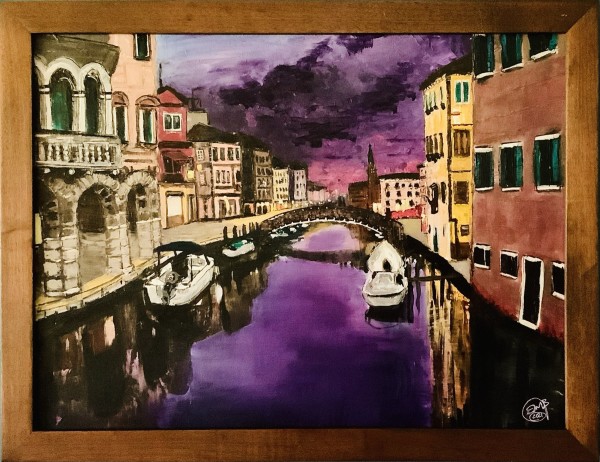 Venice in Violet by Eileen Backman