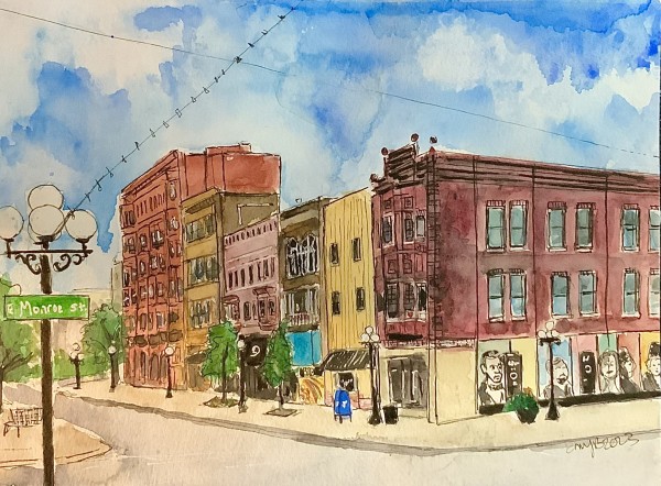 Corner of Main and Monroe by Eileen Backman