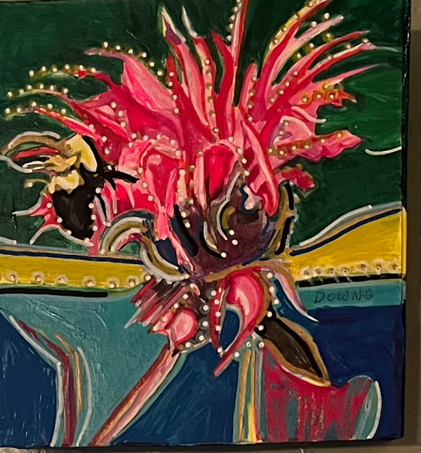 Bee on Bee Balm by Jamie Downs