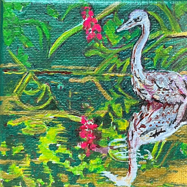 Tiny Heron by Jamie Downs