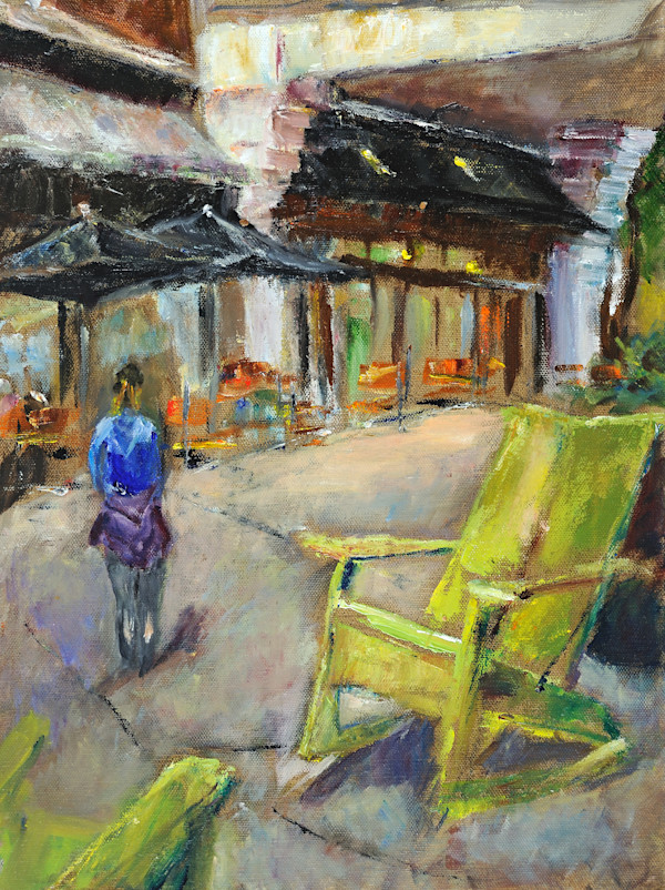 Early Morning on the Row by Jeanne Powell