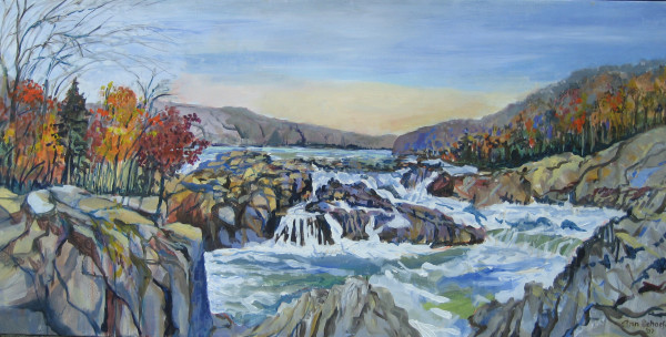 Great Falls in Autumn by Ann Schaefer