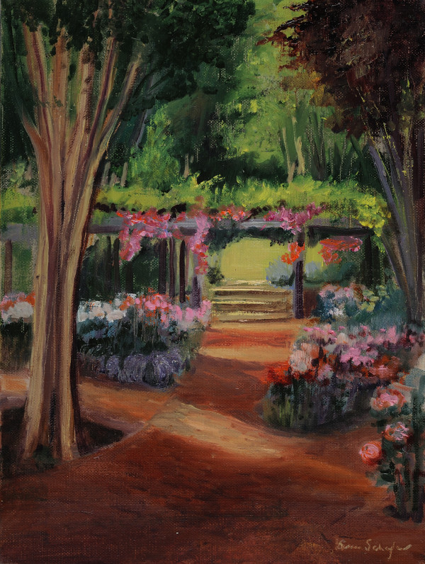 Rose Garden Path by Ann Schaefer