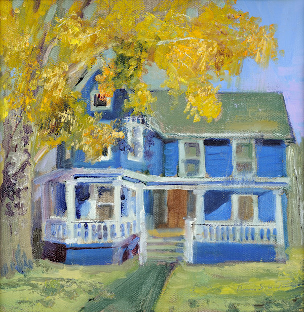 Blue and Gold by Ann Schaefer