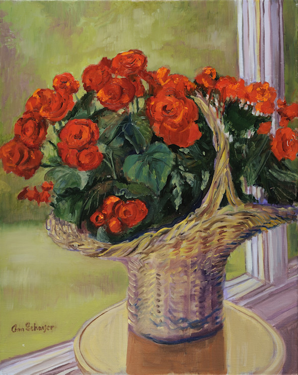 Begonia Basket by Ann Schaefer
