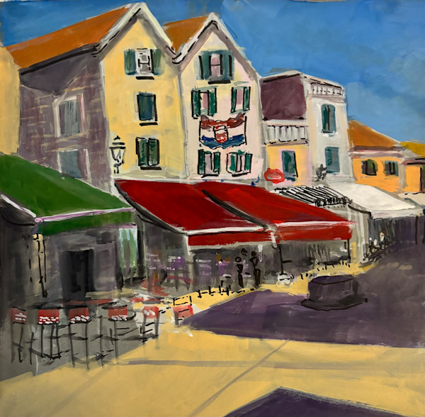 Readying for FIFA Night in Croatia by Ann Schaefer, Image 1.